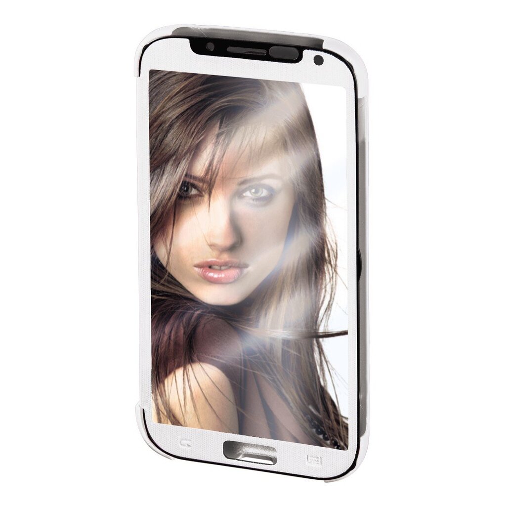 Hama Mirror apsauginis dėklas, skirtas Samsung Galaxy S5 (Neo), baltas/sidabrinis kaina ir informacija | Telefono dėklai | pigu.lt