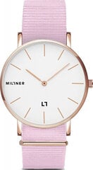 Laikrodis moterims Millner Hallfield S Rose Fabric kaina ir informacija | Moteriški laikrodžiai | pigu.lt