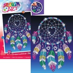 Алмазная мозаика Sequin Art Dreamcatcher Heart, 25 x 34 см цена и информация | Алмазная мозаика | pigu.lt