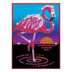 Deimantinė mozaika Sequin Art Frankie the Flamingo, 25 x 34 cm kaina ir informacija | Deimantinės mozaikos | pigu.lt