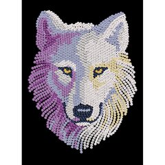 Deimantinė mozaika Sequin Art Snow Wolf, 25 x 34 cm kaina ir informacija | Deimantinės mozaikos | pigu.lt