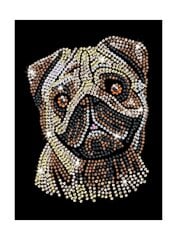 Алмазная мозаика Sequin Art Pug, 25 x 34 см цена и информация | Алмазная мозаика | pigu.lt