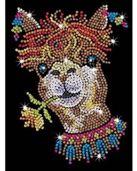 Deimantinė mozaika Sequin Art Alpaca, 25 x 34 cm kaina ir informacija | Deimantinės mozaikos | pigu.lt