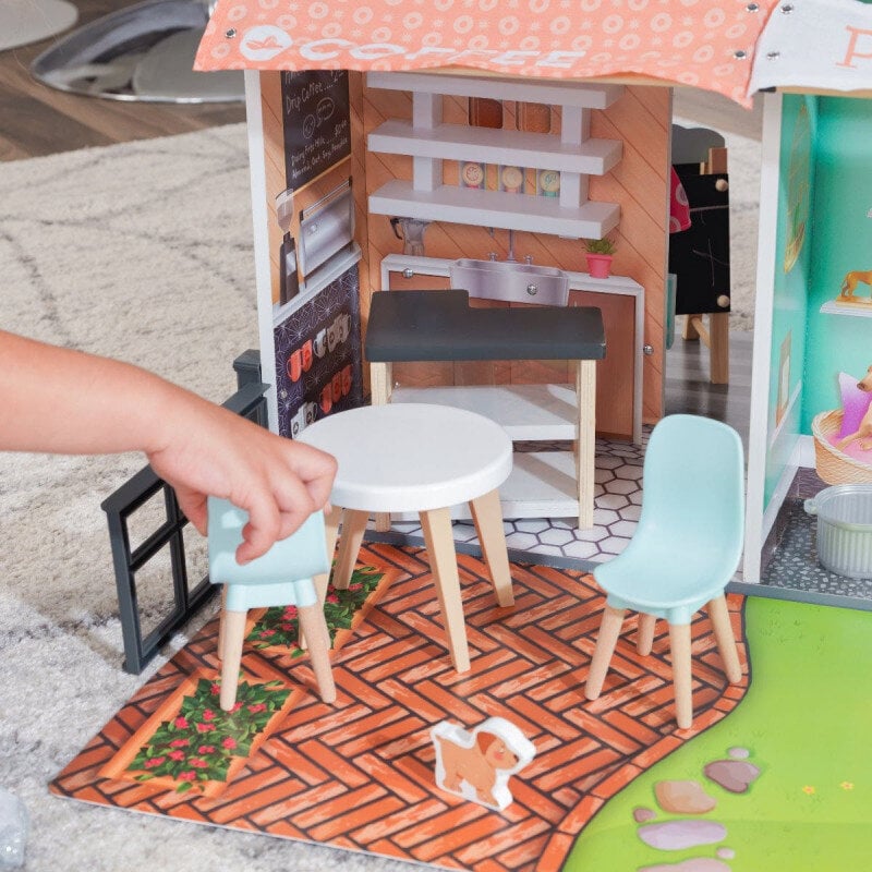 Lėlių namelis KidKraft Bianca City Life kaina ir informacija | Žaislai mergaitėms | pigu.lt