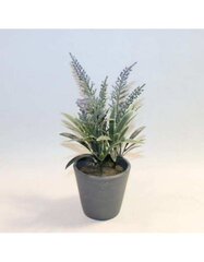 Dirbtinis augalas levanda, 21 cm kaina ir informacija | Interjero detalės | pigu.lt