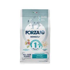 Forza10 Puppy Junior Diet alergiškiems šuniukams bei šuningoms ir maitinančioms kalėms, su žuvimi, 1,5 kg kaina ir informacija | Sausas maistas šunims | pigu.lt