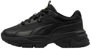 Женские кроссовки Puma Cassia Via 389223 08 389223 08/6, черные цена и информация | Спортивная обувь, кроссовки для женщин | pigu.lt