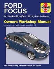 Ford Focus petrol & diesel (Oct '14-'18) 64 to 18 kaina ir informacija | Kelionių vadovai, aprašymai | pigu.lt