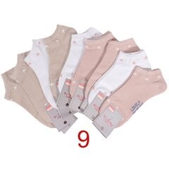 Kojinės moterims Pesail 9279, įvairių spalvų, 9 poros kaina ir informacija | Moteriškos kojinės | pigu.lt