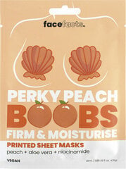 Drėkinamoji dekoltė kaukė Face Facts Hydrating Mask Perky Peach Boobs Bust, 25 ml kaina ir informacija | Face Facts Kvepalai, kosmetika | pigu.lt