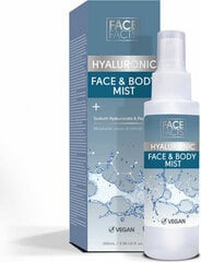 Veido ir kūno drėkinamasis purškiklis Face Facts Hyaluronic Face & Body Mist, 200 ml kaina ir informacija | Veido prausikliai, valikliai | pigu.lt