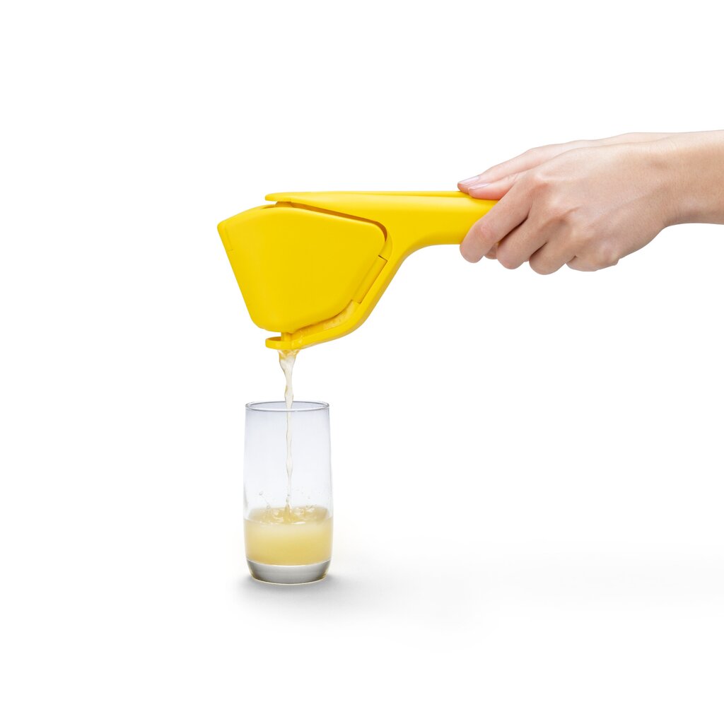 Dreamfarm Fluicer Lemon citrinų sulčiaspaudė, geltona цена и информация | Virtuvės įrankiai | pigu.lt