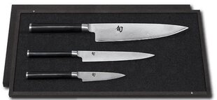 Набор ножей KAI Shun DMS-300, 3 шт. цена и информация | Ножи и аксессуары для них | pigu.lt