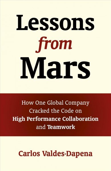 Lessons from Mars: How One Global Company Cracked the Code on High Performance Collaboration and Teamwork kaina ir informacija | Ekonomikos knygos | pigu.lt