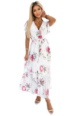 Plisuota suknelė moterims Numoco Lisa NLM1979.5314, balta цена и информация | Платья | pigu.lt
