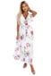 Plisuota suknelė moterims Numoco Lisa NLM1979.5314, balta цена и информация | Suknelės | pigu.lt