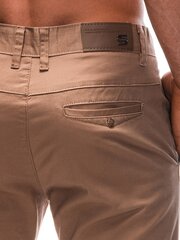 Kelnės vyrams Edoti AMD121618.2687, rudos цена и информация | Мужские брюки | pigu.lt