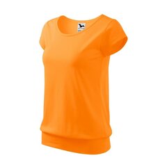 Marškinėliai moterims Malfini City, oranžiniai kaina ir informacija | Marškinėliai moterims | pigu.lt