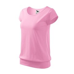 Marškinėliai moterims Malfini City, rožiniai цена и информация | Футболка женская | pigu.lt