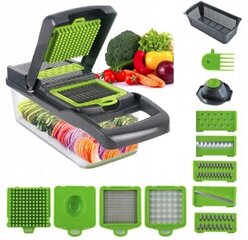 Rankinė daržovių pjaustyklė, žalia kaina ir informacija | Virtuvės įrankiai | pigu.lt