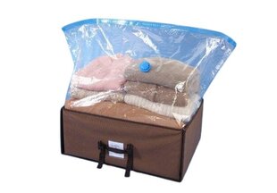 Mottez lagaminas su vakuuminiu maišu, 45 l kaina ir informacija | Drabužių ir avalynės priežiūros priemonės | pigu.lt