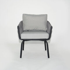 Sodo kėdė XL, pilka kaina ir informacija | Lauko kėdės, foteliai, pufai | pigu.lt