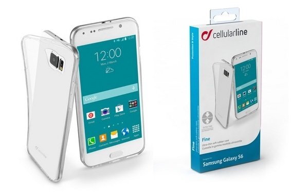 Cellular Line dėklas Fine skirtas Samsung Galaxy S6, skaidrus (CFINECGALS6T) цена и информация | Telefono dėklai | pigu.lt