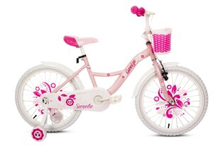 Vaikiškas dviratis Sweetie, 100-140 cm, 20" aliumininiai rati, Rožinis kaina ir informacija | Dviračiai | pigu.lt