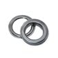 Metaliniai suspaudžiami žiedai užuolaidoms 60x39 mm 20 porų, spalva sidabro kaina ir informacija | Užuolaidos | pigu.lt