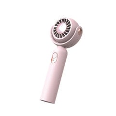 Перезаряжаемый мини-вентилятор, розовый цена и информация | Вентиляторы | pigu.lt