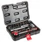 Galvučių ir raktų komplektas Top Tools 38D520 цена и информация | Mechaniniai įrankiai | pigu.lt