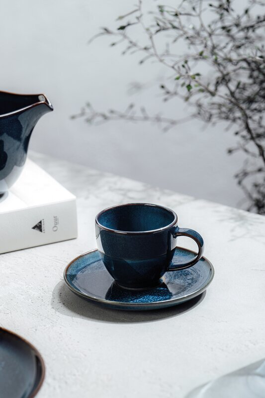Like by Villeroy & Boch Crafted Denim lėkštutė espresso puodeliui, 12 cm цена и информация | Indai, lėkštės, pietų servizai | pigu.lt