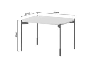 Журнальный столик Bogart Sonatia 60, красный цвет цена и информация | Журнальные столы | pigu.lt