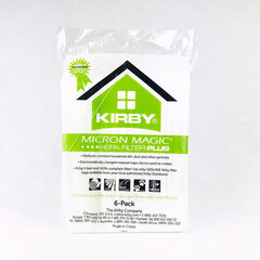 Kirby Micron Magic Filter Hepa Plus, 6 vnt. цена и информация | Аксессуары для пылесосов | pigu.lt