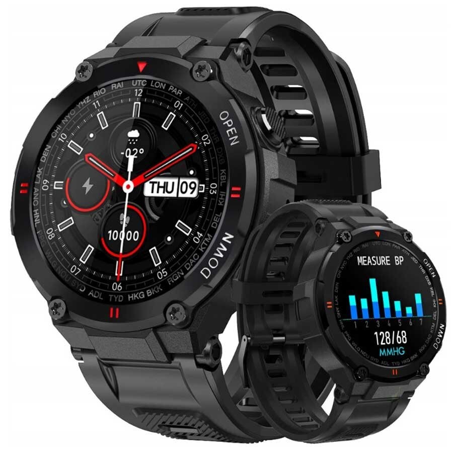 Revento K22 Black kaina ir informacija | Išmanieji laikrodžiai (smartwatch) | pigu.lt