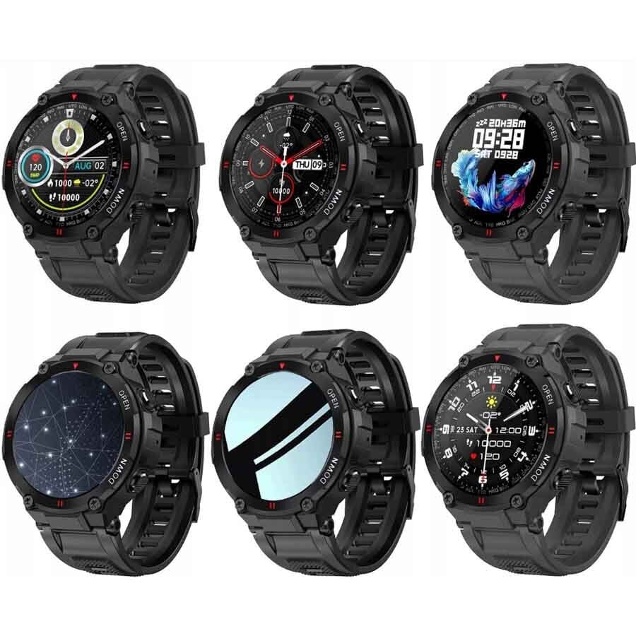 Revento K22 Black kaina ir informacija | Išmanieji laikrodžiai (smartwatch) | pigu.lt