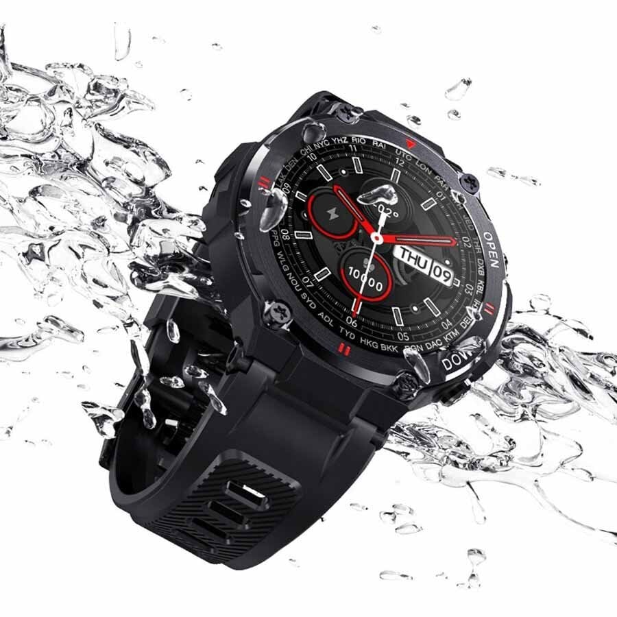 Revento K22 Black kaina ir informacija | Išmanieji laikrodžiai (smartwatch) | pigu.lt