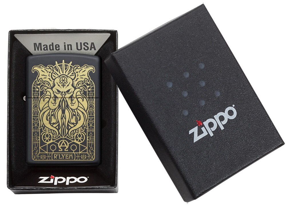 Žiebtuvėlis Zippo 29965 Monster Design, juodas цена и информация | Žiebtuvėliai ir priedai | pigu.lt