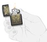 Žiebtuvėlis Zippo 29965 Monster Design, juodas цена и информация | Žiebtuvėliai ir priedai | pigu.lt