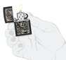 Žiebtuvėlis Zippo 48616 Gory Tattoo Design, juodas kaina ir informacija | Žiebtuvėliai ir priedai | pigu.lt