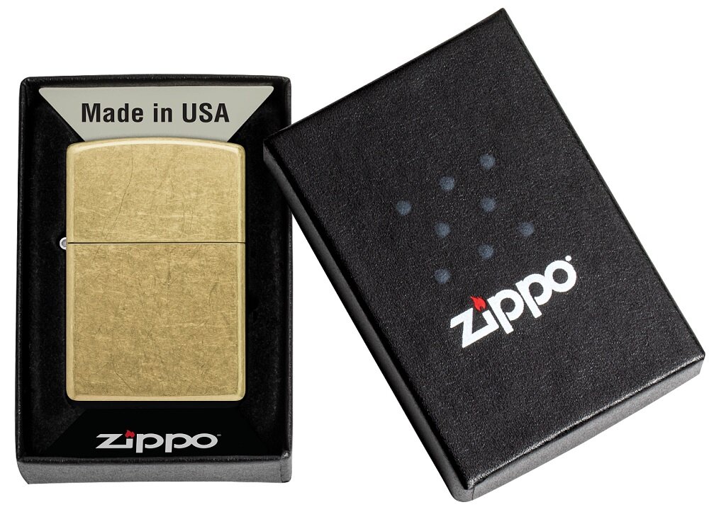 Žiebtuvėlis Zippo 48267, auksinis цена и информация | Žiebtuvėliai ir priedai | pigu.lt