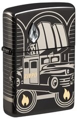 Žiebtuvėlis Zippo 48693 Armor® Zippo Car 75 Design Collectible of the Year, pilkas kaina ir informacija | Žiebtuvėliai ir priedai | pigu.lt