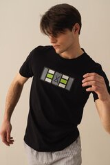 Marškinėliai vyrams Xint, juodi kaina ir informacija | Vyriški marškinėliai | pigu.lt