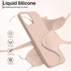 Чехол Liquid Silicone 1.5mm Apple iPhone 14 розовый цена и информация | Чехлы для телефонов | pigu.lt