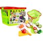 Pirkinių krepšys su žaisliniu maistu Lean Toys цена и информация | Žaislai mergaitėms | pigu.lt