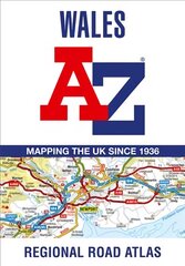 Wales A-Z Road Atlas 13th Revised edition цена и информация | Путеводители, путешествия | pigu.lt