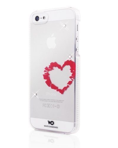 Apsauginė nugarėlė White diamonds Lipstick Heart, skirta Samsung Galaxy S6 telefonui, skaidri kaina ir informacija | Telefono dėklai | pigu.lt