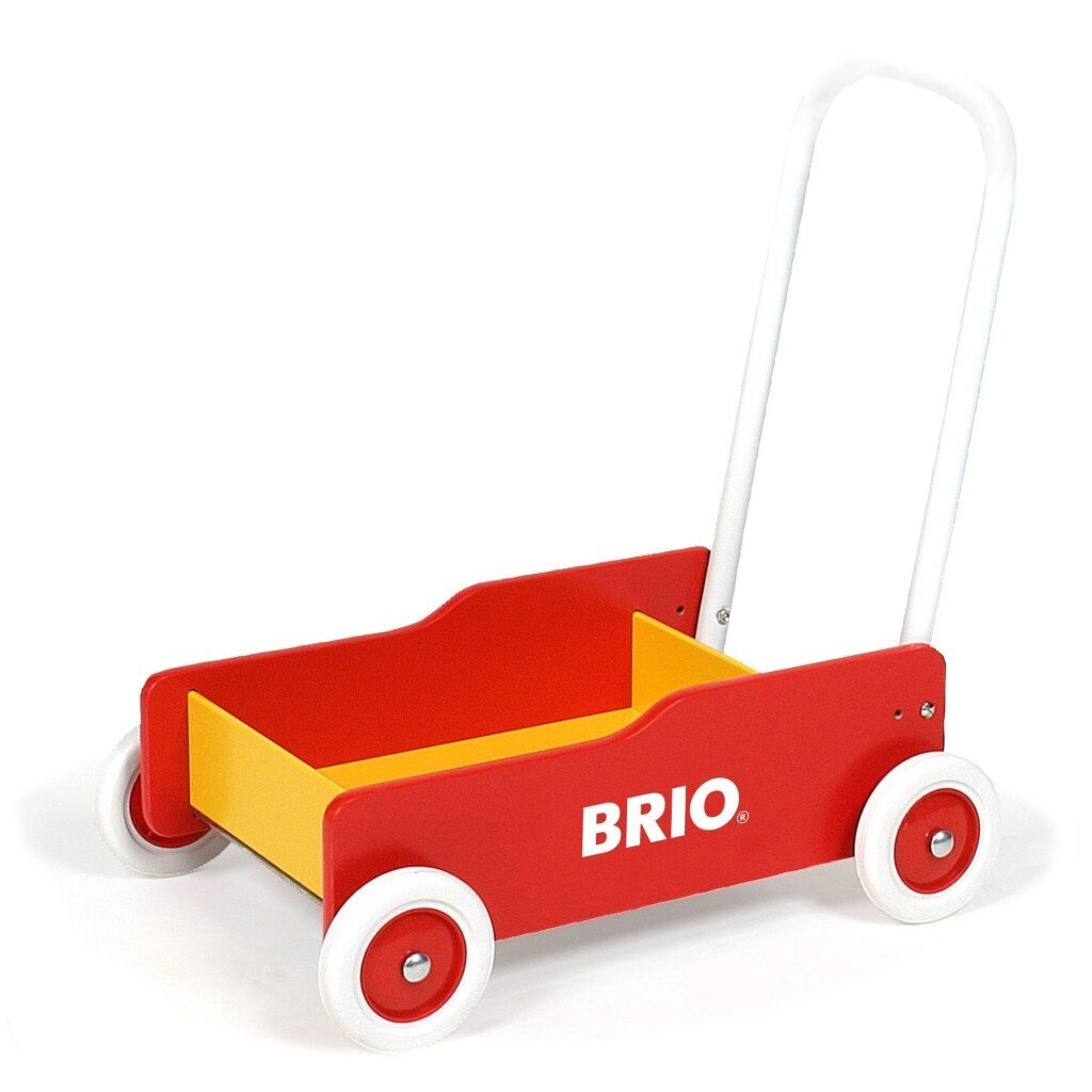 Stumdomas vežimėlis BRIO 31350, raudonas цена и информация | Žaislai kūdikiams | pigu.lt