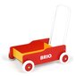 Stumdomas vežimėlis BRIO 31350, raudonas kaina ir informacija | Žaislai kūdikiams | pigu.lt
