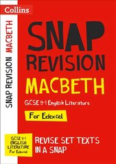 Macbeth: Edexcel GCSE 9-1 English Literature Text Guide: Ideal for Home Learning, 2023 and 2024 Exams цена и информация | Книги для подростков и молодежи | pigu.lt